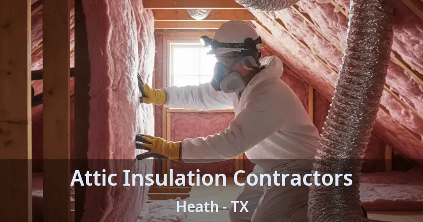 Attic Insulation Contractors Heath - TX