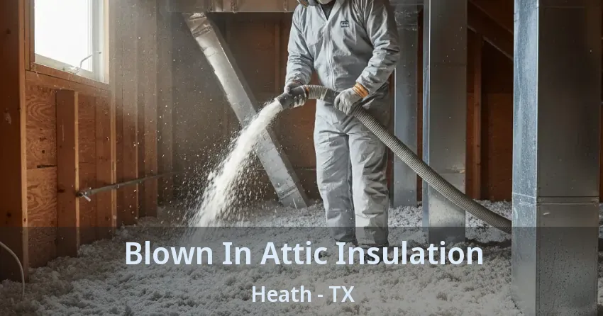 Blown In Attic Insulation Heath - TX Blown In Attic Insulation Heath - TX
