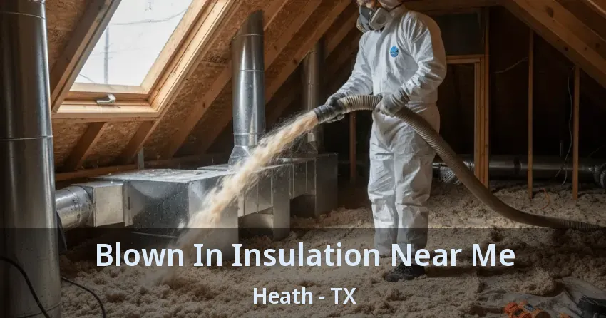 Blown In Insulation Near Me Heath - TX
