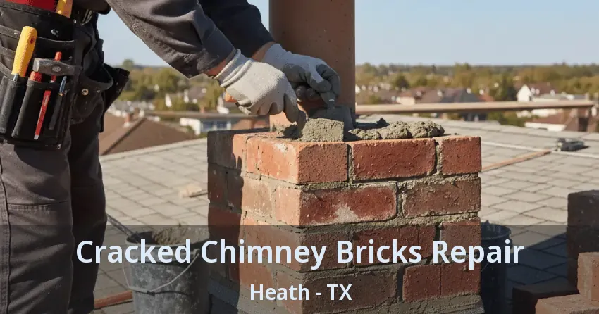 Cracked Chimney Bricks Repair Heath - TX