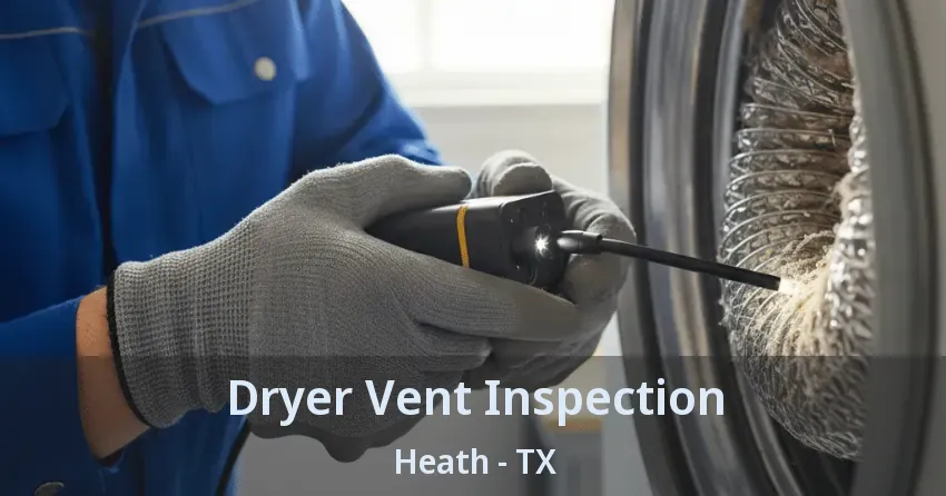 Dryer Vent Inspection Heath - TX