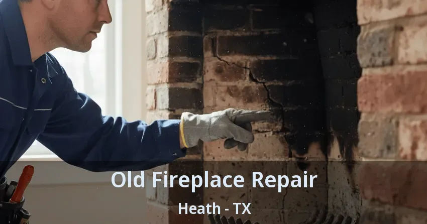 Old Fireplace Repair Heath - TX
