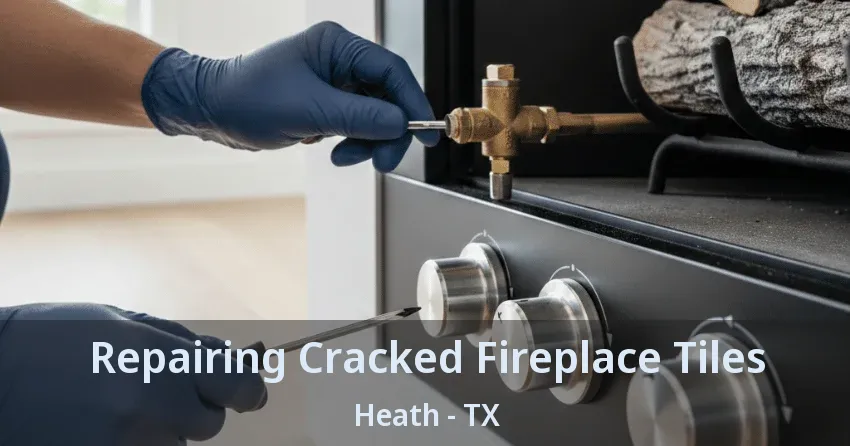 Repairing Cracked Fireplace Tiles Heath - TX